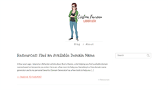 Desktop Screenshot of cristinafavreau.com